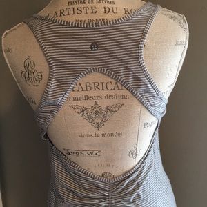 Lululemon Grey & White Striped Dress